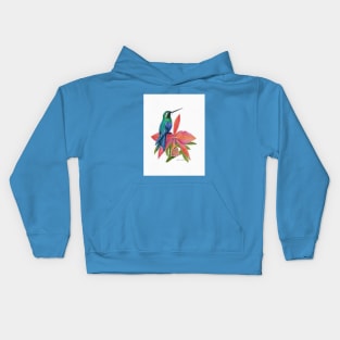 a jewel on an orchid Kids Hoodie